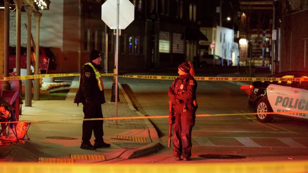 Police and emergency personnel work on a crime scene on November 21, 2021 in Waukesha, Wisconsin.  - Sputnik International