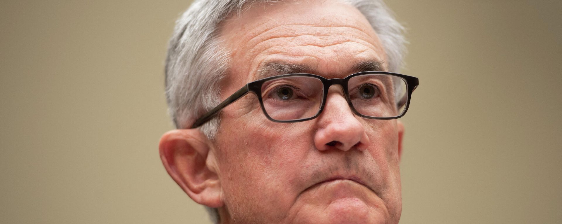 In this file photo taken on June 22, 2021 Federal Reserve Board Chairman Jerome Powell testifies on the Federal Reserve's response to the coronavirus pandemic during a House Oversight and Reform Select Subcommittee hearing on Capitol Hill in Washington, DC.  - Sputnik International, 1920, 08.11.2023