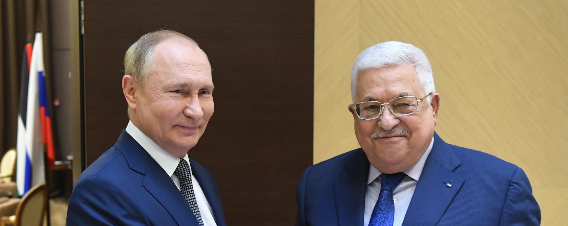 Vladimir Putin and Mahmoud Abbas, Moscow, 23 November 2021 Vladimir Putin and Mahmoud Abbas, Moscow, 23 November 2021 - Sputnik International, 1920, 13.08.2024