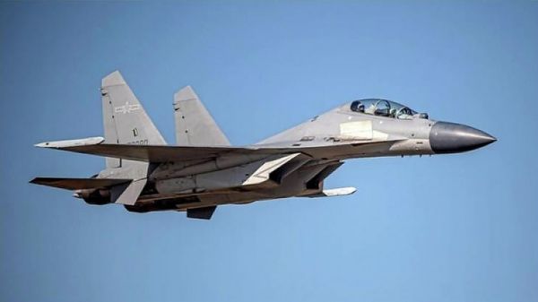In this undated file photo released by the Taiwan Ministry of Defense, a Chinese PLA J-16 fighter jet flies in an undisclosed location. In this undated file photo released by the Taiwan Ministry of Defense, a Chinese PLA J-16 fighter jet flies in an undisclosed location. - Sputnik International