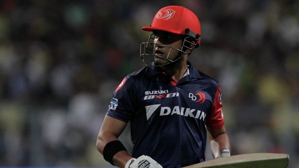 Delhi Daredevils' Gautam Gambhir walks back after his dismissal during VIVO IPL cricket T20 match against Kolkata Night Riders in Kolkata, India. April 16, 2018.  - Sputnik International