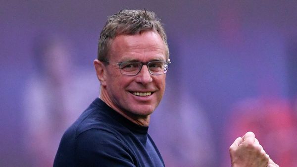 FILE - Leipzig's head coach Ralf Rangnick celebrates during the German Bundesliga soccer match between RB Leipzig and SC Freiburg in Leipzig, Germany, on April 27, 2019 - Sputnik International