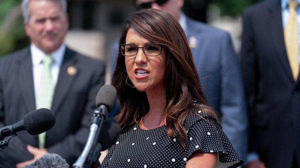 Rep. Lauren Boebert, R-Colo., speaks at a news conference held by members of the House Freedom Caucus on Capitol Hill in Washington, July 29, 2021. - Sputnik International