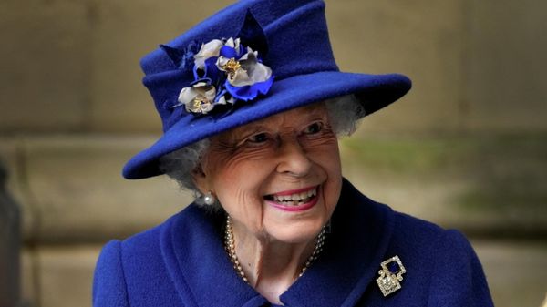 Britain's Queen Elizabeth leaves after a Service of Thanksgiving to mark the Centenary of the Royal British Legion at Westminster Abbey, London, Britain October 12, 2021. - Sputnik International