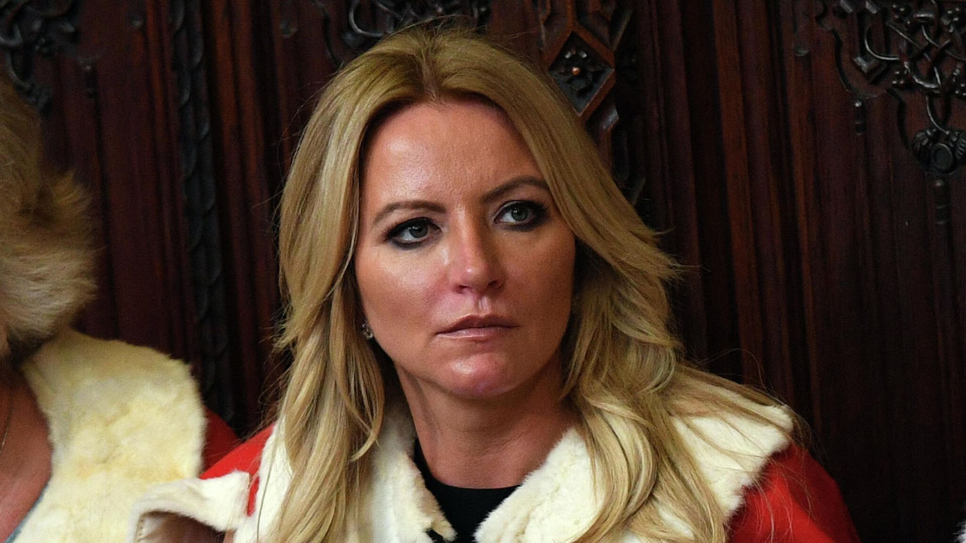 Baroness Michelle Mone (C) waits for the start of the State Opening of Parliament in the Houses of Parliament in London on June 21, 2017 Baroness Michelle Mone (C) waits for the start of the State Opening of Parliament in the Houses of Parliament in London on June 21, 2017 - Sputnik International, 1920, 03.12.2021