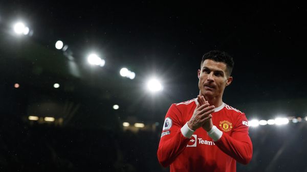 Manchester United v Arsenal - Old Trafford, Manchester, Britain - December 2, 2021 Manchester United's Cristiano Ronaldo applauds fans after he was substituted - Sputnik International