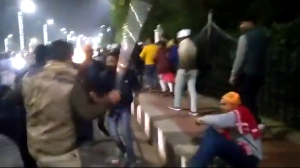 On Saturday evening, a group of protesters was trying to march towards the residence of State Chief Yogi Adityanath in the capital Lucknow.  As protesters declined to stop the event, the police resorted to baton charges to break up the march. - Sputnik International