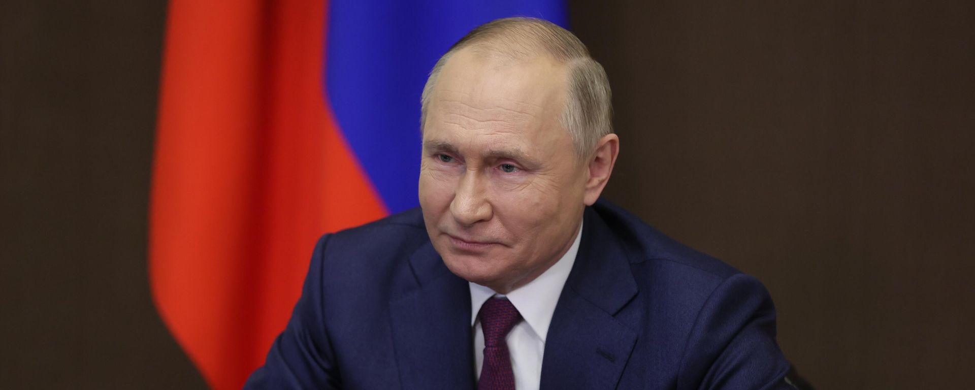 Vladimir Putin during a meeting with the president of the International Federation of Red Cross and Red Crescent Societies (IFRC), Francesco Rocca - Sputnik International, 1920, 12.04.2022