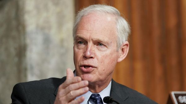 Sen. Ron Johnson, R-Wis., speaks at the U.S. Capitol in Washington in this March 3, 2021 file photo. Wisconsin Republicans are working to discredit the bipartisan system they created to run elections in the state after President Joe Biden narrowly won last year's presidential race, making the political battleground state the latest front in the national push by the GOP to exert more control over elections. - Sputnik International