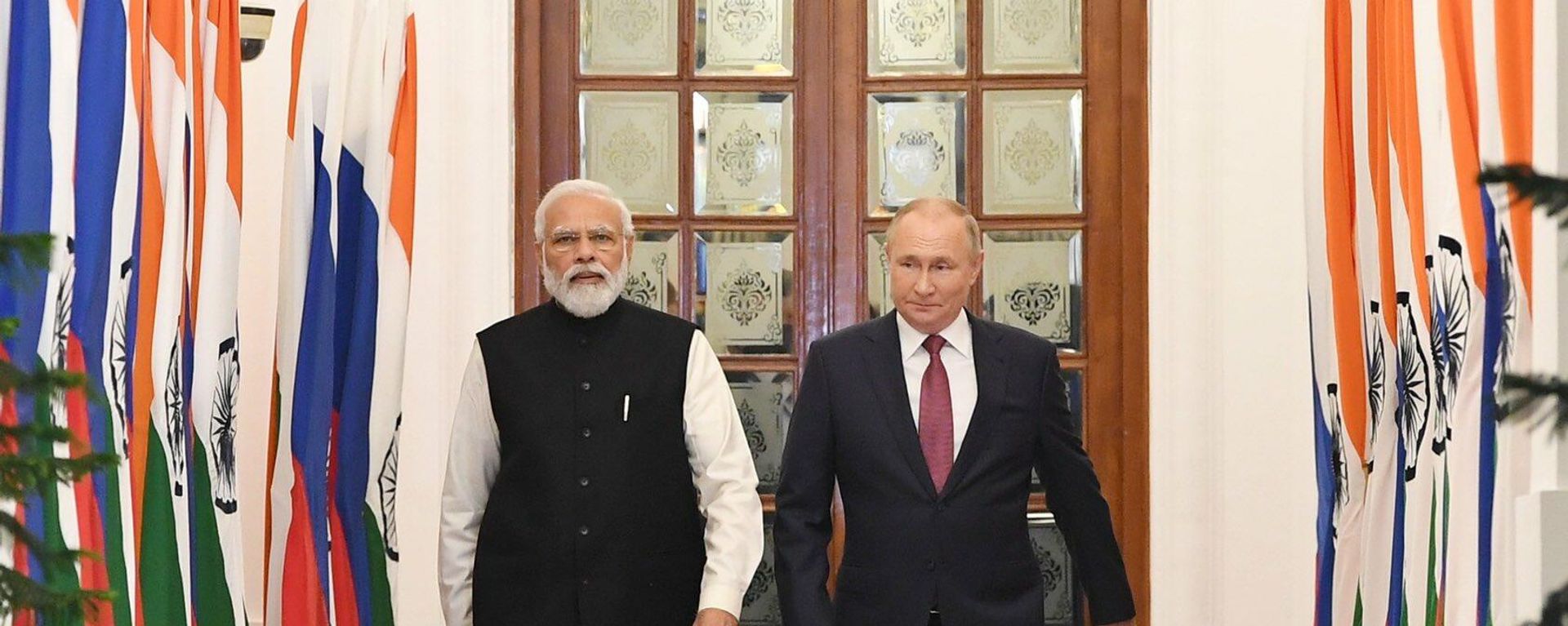 Modi Putin Meet Modi Putin Meet - Sputnik International, 1920, 23.10.2023