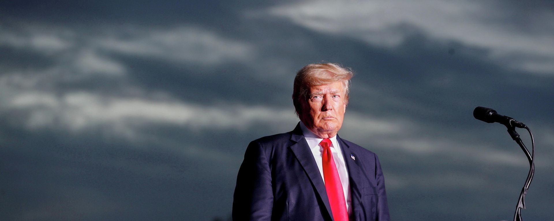 Former President Donald Trump speaks to his supporters during the Save America Rally at the Sarasota Fairgrounds in Sarasota, Florida, U.S. July 3, 2021. Former President Donald Trump speaks to his supporters during the Save America Rally at the Sarasota Fairgrounds in Sarasota, Florida, U.S. July 3, 2021. - Sputnik International, 1920, 10.12.2021