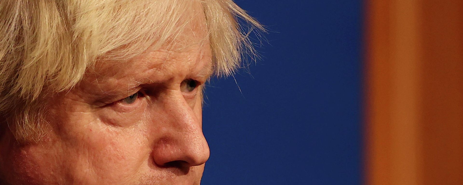 British Prime Minister Boris Johnson holds a news conference, in London - Sputnik International, 1920, 12.12.2021