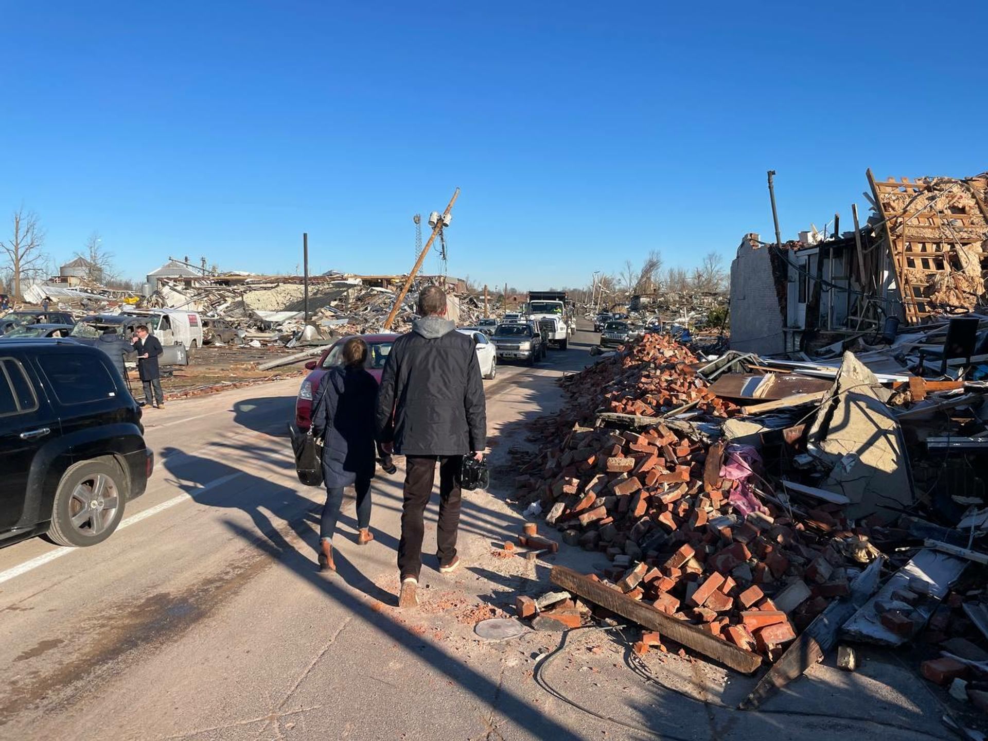 Aftermath of powerful tornadoes that hit Kentucky, US Aftermath of powerful tornadoes that hit Kentucky, US - Sputnik International, 1920, 12.12.2021
