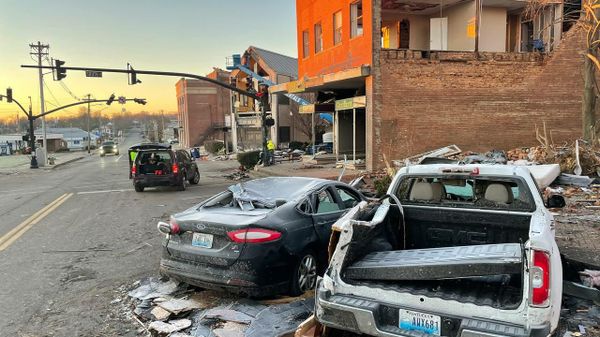 Aftermath of powerful tornadoes that hit Kentucky, US - Sputnik International