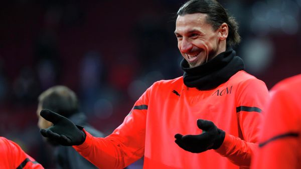 Atletico Madrid v AC Milan - Wanda Metropolitano, Madrid, Spain - November 24, 2021 AC Milan's Zlatan Ibrahimovic during the warm up before the match Atletico Madrid v AC Milan - Wanda Metropolitano, Madrid, Spain - November 24, 2021 AC Milan's Zlatan Ibrahimovic during the warm up before the match - Sputnik International