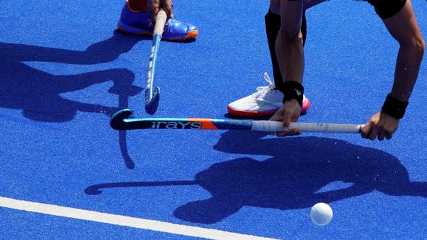 Argentina's Ignacio Horacio Ortiz, right, and India's Rupinder Pal Singh, left, battle for the ball during a men's field hockey match at the 2020 Summer Olympics, Thursday, July 29, 2021, in Tokyo, Japan. Argentina's Ignacio Horacio Ortiz, right, and India's Rupinder Pal Singh, left, battle for the ball during a men's field hockey match at the 2020 Summer Olympics, Thursday, July 29, 2021, in Tokyo, Japan. - Sputnik International