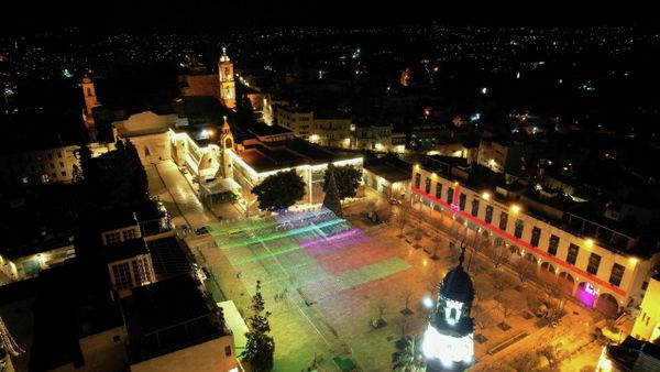 A general view of the Church of Nativity in Bethlehem, in the Israeli-occupied West Bank December 24, 2021.  - Sputnik International