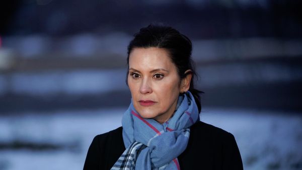 Gov. Gretchen Whitmer listens during a news conference in Oxford, Mich., Tuesday, Nov. 30, 2021. - Sputnik International