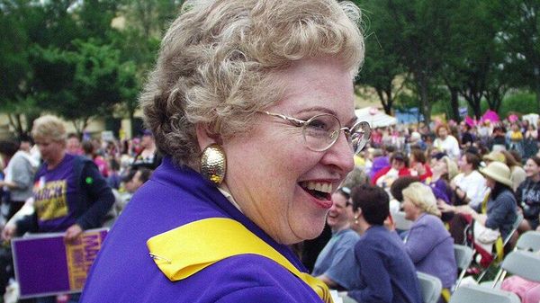 Attorney and women's rights activist, Sarah Weddington, spoke at the 2004 March for Women's Lives in Washington DC - Sputnik International