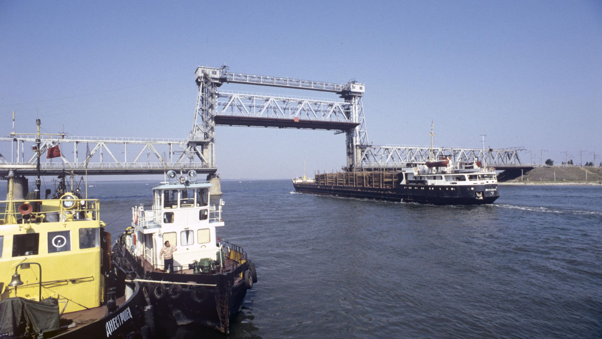 Ships in Dnister River, file photo. - Sputnik International, 1920, 01.01.2022
