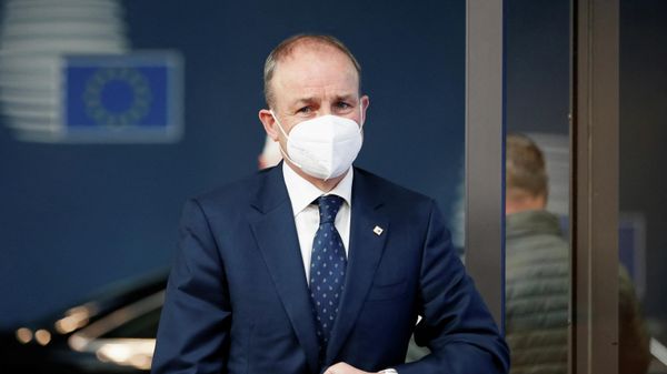 Ireland's Prime Minister (Taoiseach) Micheal Martin arrives for an EU Summit at the European Council building in Brussels, Belgium, December 15, 2021. REUTERS/Johanna Geron/Pool - Sputnik International