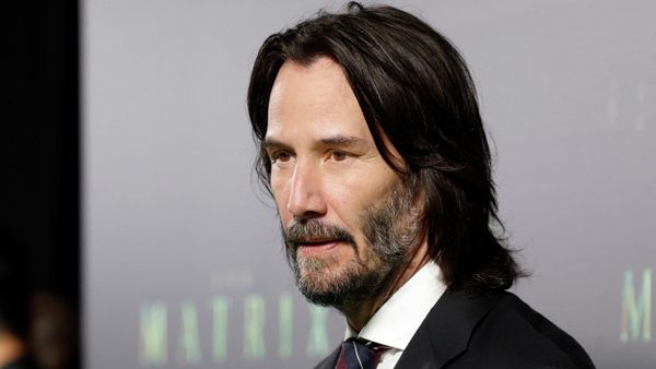 Actor Keanu Reeves poses on the red carpet at the premiere of The Matrix Resurrections in San Francisco, California, U.S. - Sputnik International