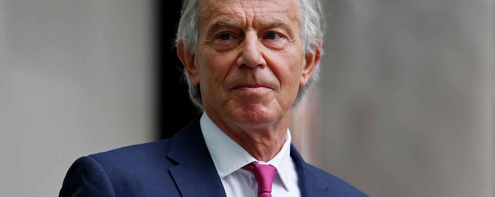 In this file photo taken on June 6, 2021, former British Prime Minister Tony Blair, leaves the BBC in central London, after appearing on the BBC political programme The Andrew Marr Show In this file photo taken on June 6, 2021, former British Prime Minister Tony Blair, leaves the BBC in central London, after appearing on the BBC political programme The Andrew Marr Show - Sputnik International, 1920, 09.01.2022
