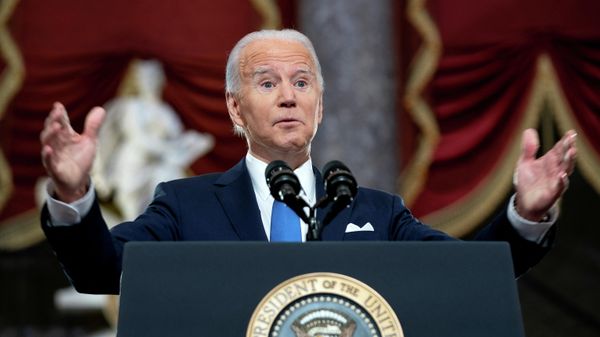 U.S. President Joe Biden attends events at the U.S. Capitol to commemorate first anniversary of Capitol attack in Washington - Sputnik International