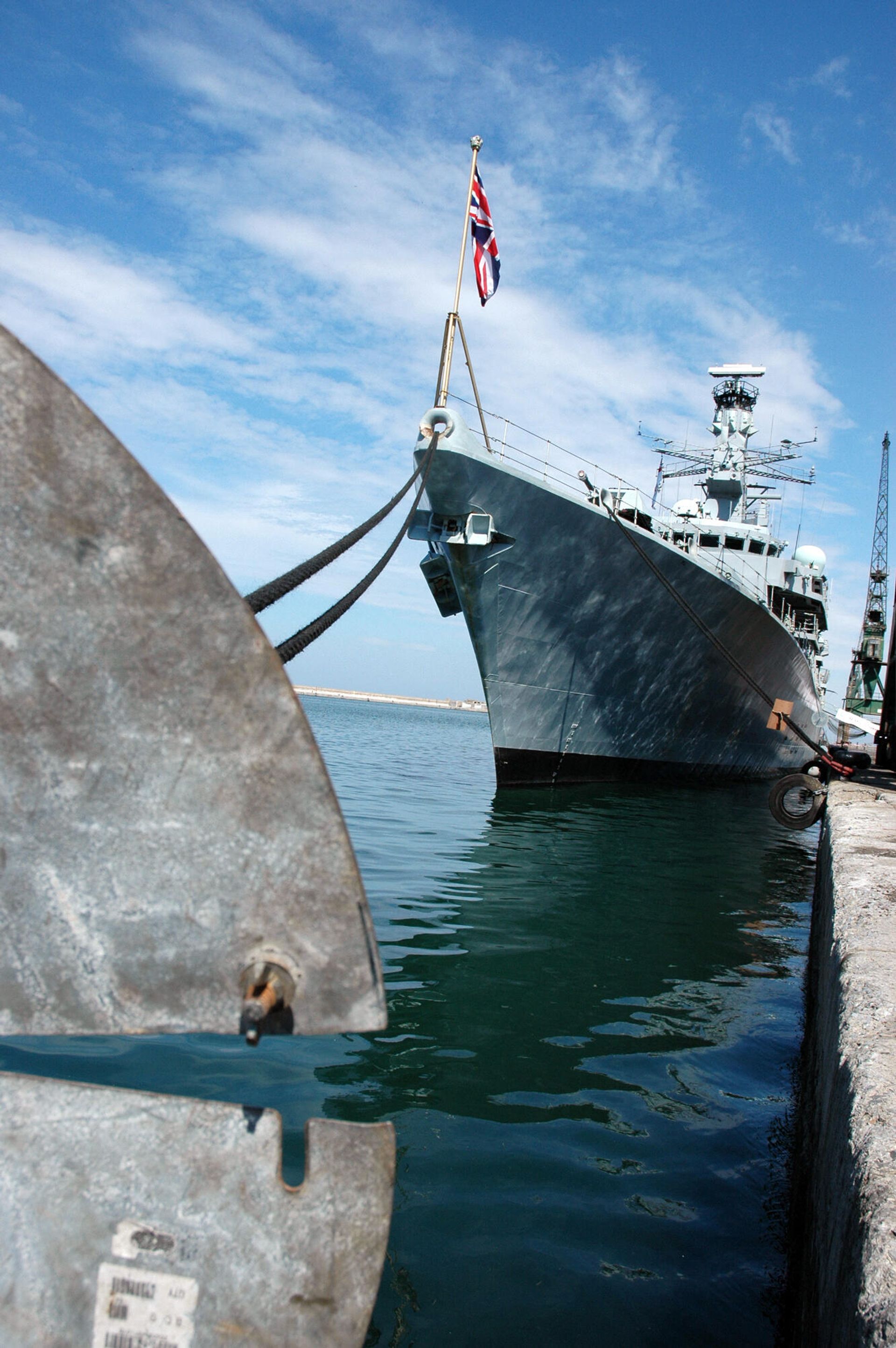 A view taken 06 May 2007 shows the Royal Navy frigate, HMS Northumberland - Sputnik International, 1920, 07.01.2022