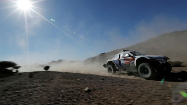 FILE PHOTO: Rallying - Dakar Rally - Stage 2 - Al Wajh - Neom, Saudi Arabia - January 6, 2020  Sodicars Racing car driven by Philippe Boutron and Mayeul Barbet in action during stage two - Sputnik International