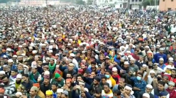 Thousands of Muslims gathered for a rally in India's Uttar Pradesh to protest calls for the killing of Muslims.  - Sputnik International
