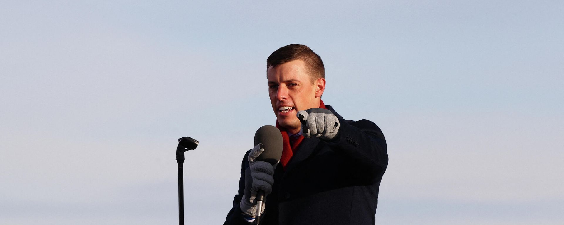 Speaker of the Michigan House of Representatives Lee Chatfield speaks during a campaign rally on November 2, 2020 in Traverse City, Michigan. - Sputnik International, 1920, 09.01.2022