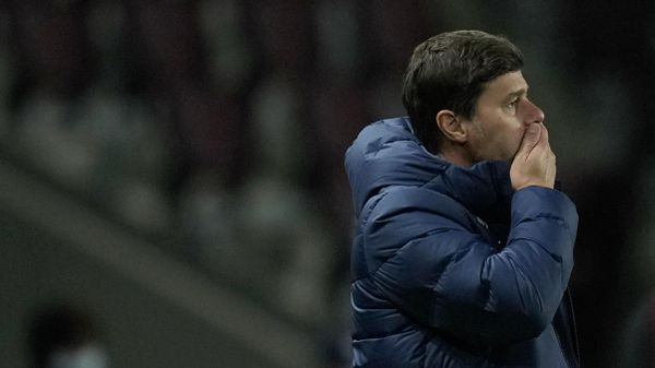 PSG's head coach Mauricio Pochettino reacts during the French League One soccer match between FC Metz and Paris Saint-Germain at Saint Symphorien stadium, in Metz, eastern France, Wednesday, Sept. 22, 2021 - Sputnik International