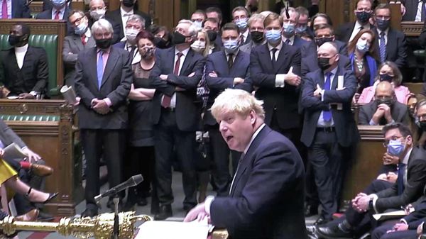 British Prime Minister Boris Johnson speaks during the weekly question time debate at Parliament in London, Britain, January 12, 2022 British Prime Minister Boris Johnson speaks during the weekly question time debate at Parliament in London, Britain, January 12, 2022 - Sputnik International