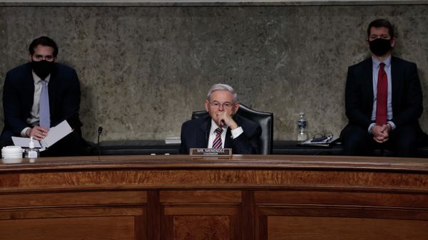 Senator Bob Menendez (D-NJ) Chair of the Senate Foreign Relations Committee - Sputnik International