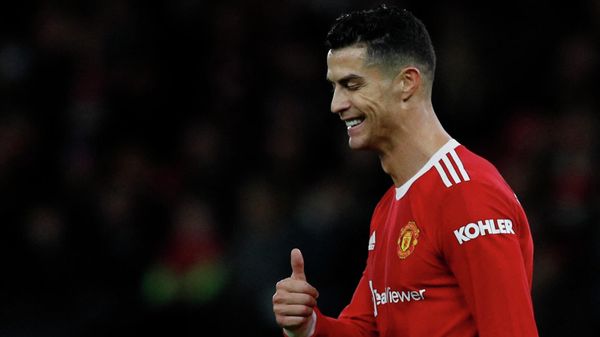 Soccer Football - Premier League - Manchester United v Burnley - Old Trafford, Manchester, Britain - December 30, 2021 Manchester United's Cristiano Ronaldo reacts  - Sputnik International