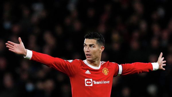 Soccer Football - Premier League - Manchester United v Wolverhampton Wanderers - Old Trafford, Manchester, Britain - January 3, 2022 Manchester United's Cristiano Ronaldo reacts Soccer Football - Premier League - Manchester United v Wolverhampton Wanderers - Old Trafford, Manchester, Britain - January 3, 2022 Manchester United's Cristiano Ronaldo reacts - Sputnik International