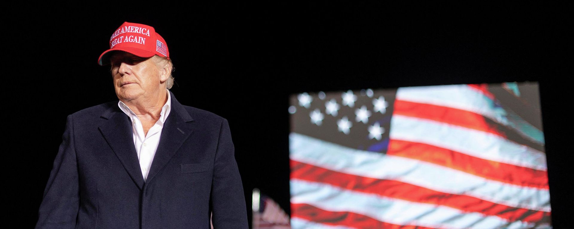 Former U.S. President Donald Trump holds a rally in Florence, Arizona, U.S., January 15, 2022. Former U.S. President Donald Trump holds a rally in Florence, Arizona, U.S., January 15, 2022. - Sputnik International, 1920, 10.02.2022