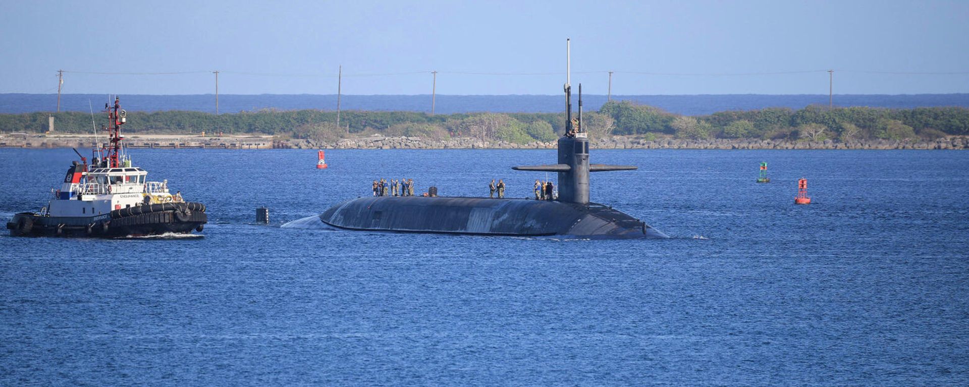 USS Nevada missile sub in Guam port visit, January 2022. USS Nevada missile sub in Guam port visit, January 2022. - Sputnik International, 1920, 12.12.2024