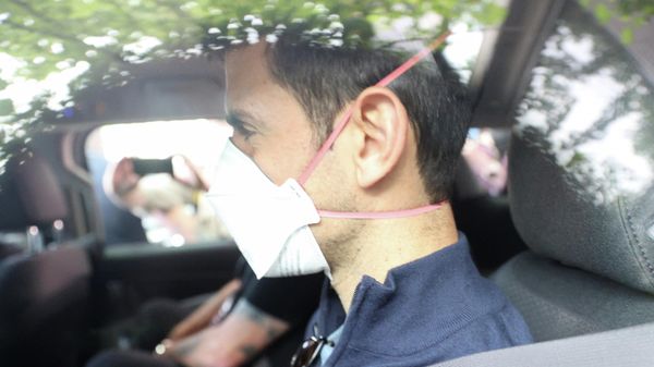 Serbian tennis player Novak Djokovic departs the Park Hotel while under immigration detention, to convene with his legal team after his visa to play in the Australian Open was cancelled a second time, in Melbourne, Australia, January 16, 2022.  - Sputnik International