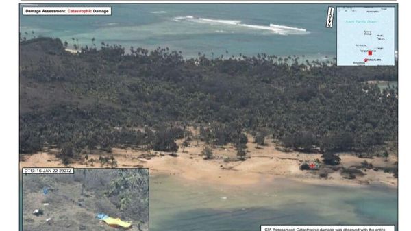 Catastrophic Devastatation in Tonga's Island - Sputnik International