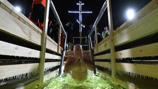 Epiphany celebration in Moscow - Sputnik International