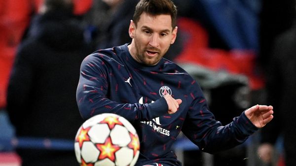 (FILES) In this file photo taken on December 07, 2021 Paris Saint-Germain's Argentinian forward Lionel Messi warms up before the UEFA Champions League first round day 6 Group A football match between Paris Saint-Germain (PSG) and Club Brugge, at the Parc des Princes stadium in Paris on December 7, 2021 (FILES) In this file photo taken on December 07, 2021 Paris Saint-Germain's Argentinian forward Lionel Messi warms up before the UEFA Champions League first round day 6 Group A football match between Paris Saint-Germain (PSG) and Club Brugge, at the Parc des Princes stadium in Paris on December 7, 2021 - Sputnik International