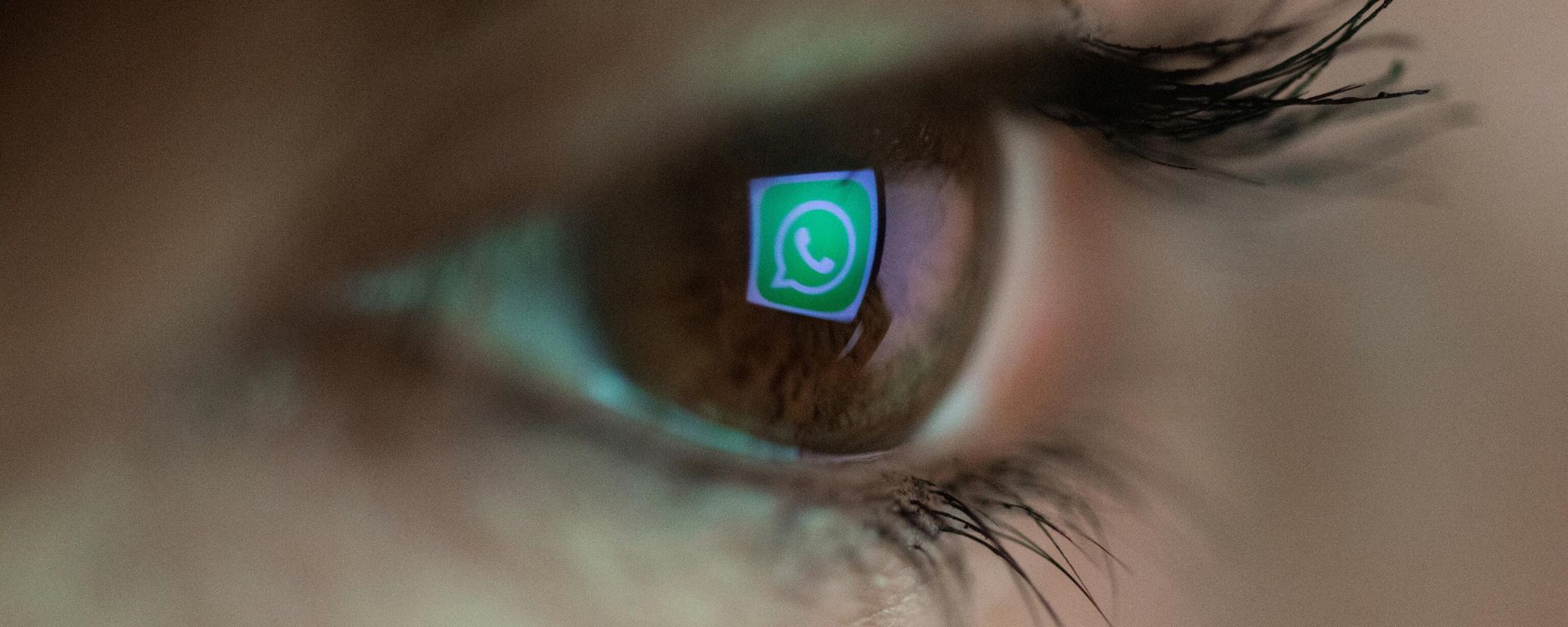 WhatsApp logo in the eye WhatsApp logo in the eye - Sputnik International, 1920, 20.01.2022