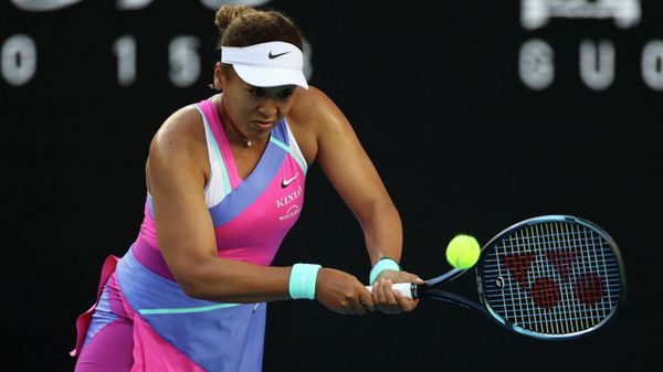 Tennis - Australian Open - Melbourne Park, Melbourne, Australia - January 21, 2022 Japan's Naomi Osaka in action during her third round match against Amanda Anisimova of the U.S. Tennis - Australian Open - Melbourne Park, Melbourne, Australia - January 21, 2022 Japan's Naomi Osaka in action during her third round match against Amanda Anisimova of the U.S. - Sputnik International