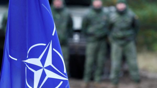 NATO flag is seen during NATO enhanced Forward Presence battle group military exercise Silver Arrow in Adazi, Latvia October 5, 2019. REUTERS/Ints Kalnins/File Photo NATO flag is seen during NATO enhanced Forward Presence battle group military exercise Silver Arrow in Adazi, Latvia October 5, 2019. REUTERS/Ints Kalnins/File Photo - Sputnik International