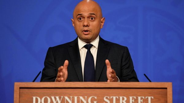 Britain's Health Secretary Sajid Javid speaks during a media briefing in Downing Street, London, Oct. 20, 2021.  - Sputnik International