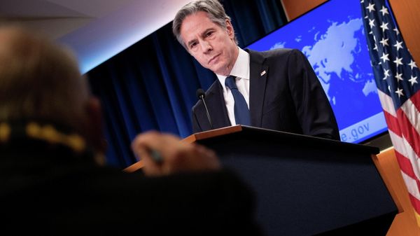 U.S. Secretary of State Antony Blinken speaks about Russia and Ukraine during a briefing at the State Department in Washington, U.S., January 26, 2022.  - Sputnik International