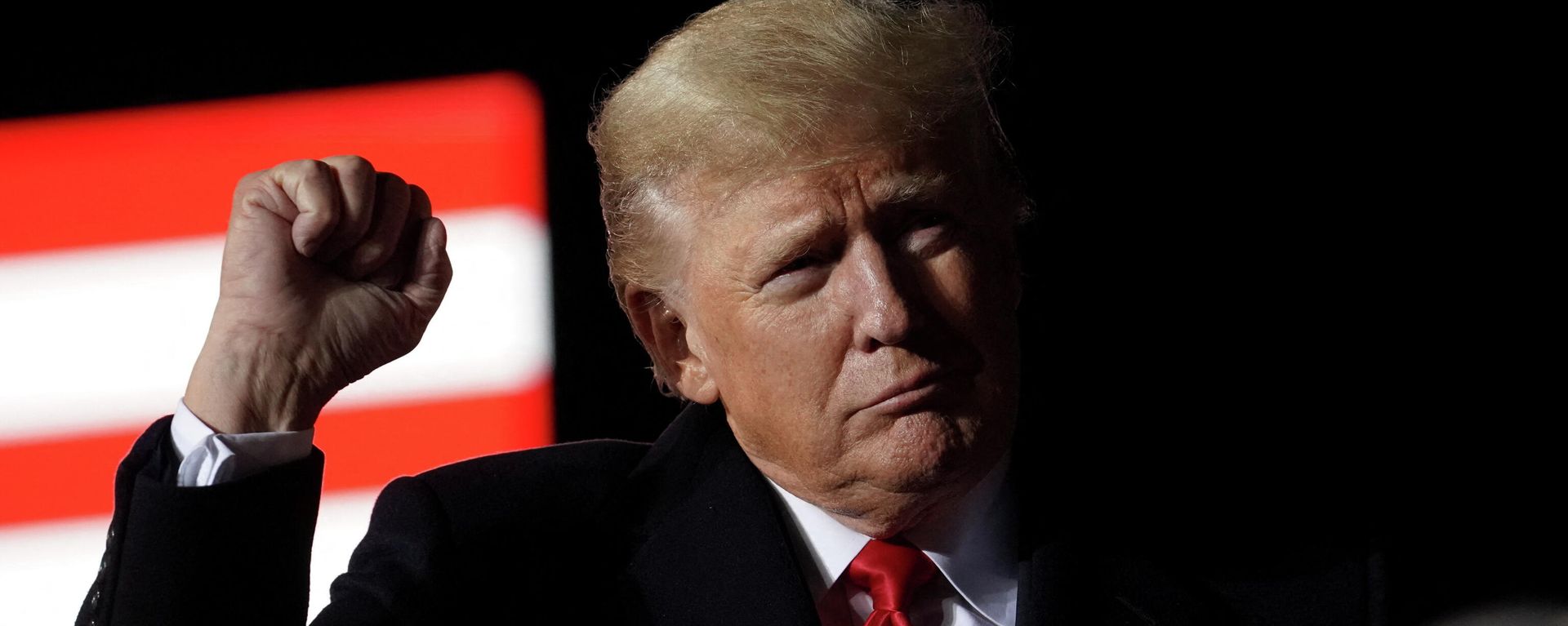 Former U.S. President Donald Trump gestures as he speaks during a rally, in Conroe, Texas, U.S., January 29, 2022 Former U.S. President Donald Trump gestures as he speaks during a rally, in Conroe, Texas, U.S., January 29, 2022 - Sputnik International, 1920, 23.02.2022