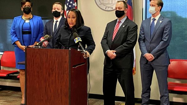 Fulton County District Attorney Fani Willis speaks at a news conference in Atlanta, Georgia - Sputnik International